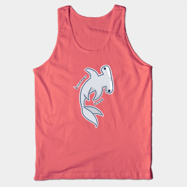 hammerhead shark Tank Top by tarrotpatch